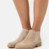 Pier One LEATHER - Ankle Boot - Beige