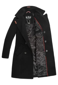 Marikoo NANAKOO - Klassischer Mantel - Black -Trendgeschäft Für Modische Damenbekleidung 1899a7319435460c99fc1e64e36b4d40