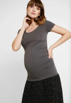 2 PACK - T-Shirt Basic - Dark Gray/black 10 2 PACK - T-Shirt Basic - Dark Gray/black -Trendgeschäft Für Modische Damenbekleidung 18f88c666d4f4ae7af077ff0b0321187