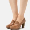 Pier One LEATHER - Pumps - Cognac
