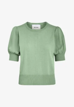 Minus LIVA - T-Shirt Basic - Basil Green Melange -Trendgeschäft Für Modische Damenbekleidung 28c02aea0c8e449e922e5f87f9be64fb