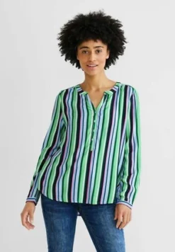 STREET ONE Bluse - Washed Olive -Trendgeschäft Für Modische Damenbekleidung 2d2724ae2f2944c294656d489020e9a3