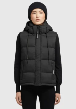 Khujo EDEN MATT - Weste - Schwarz