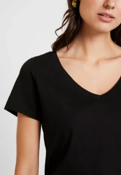 Anna Field T-Shirt Basic - Black -Trendgeschäft Für Modische Damenbekleidung 38efa4e773c249dda7fd301ddbcb2af2