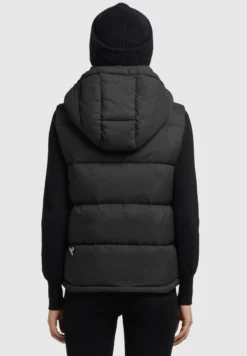 Khujo EDEN MATT - Weste - Schwarz -Trendgeschäft Für Modische Damenbekleidung 4174607aa73548fc829c44dff9d8883b