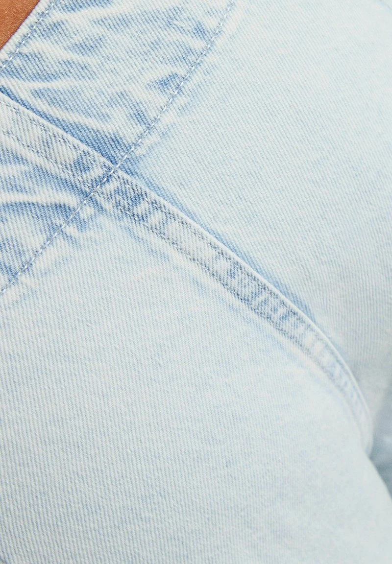 BERSHKA WIDE LEG 90S TIE - Jeans Straight Leg - Light Blue 6 BERSHKA WIDE LEG 90S TIE - Jeans Straight Leg - Light Blue – Bild 6