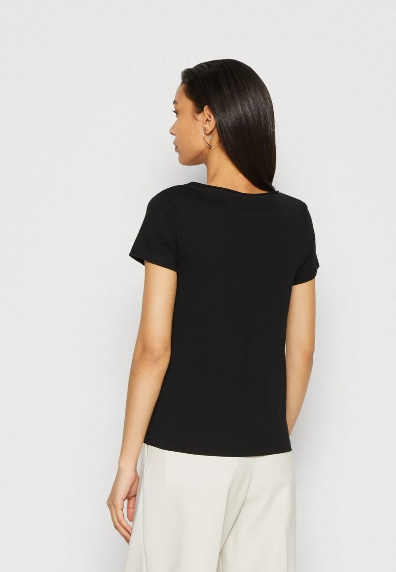 Anna Field 3 PACK - T-Shirt Basic - Black/white/mottled Light Grey 3 Anna Field 3 PACK - T-Shirt Basic - Black/white/mottled Light Grey – Bild 3