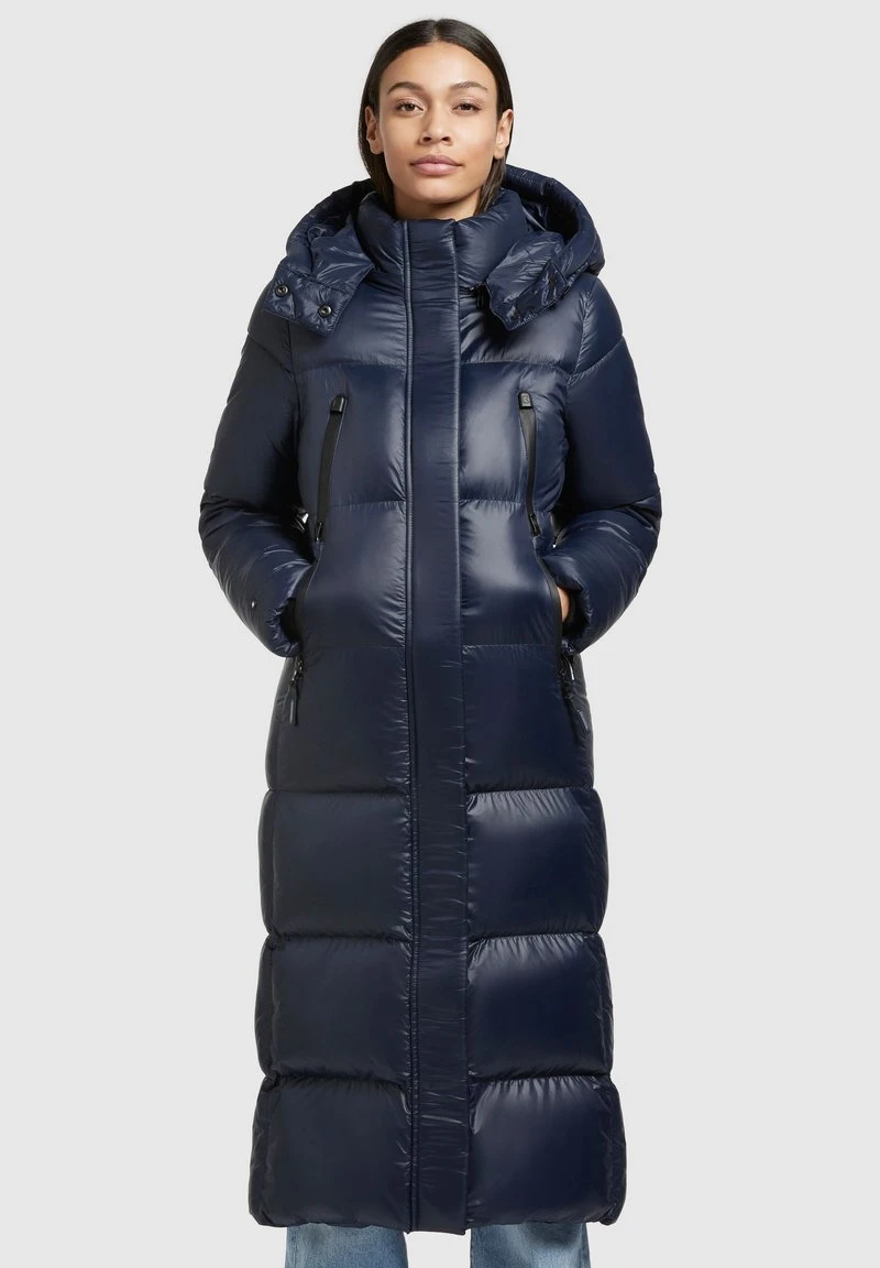 Khujo MELONA SHINY - Wintermantel - Dunkelblau 1 Khujo MELONA SHINY - Wintermantel - Dunkelblau