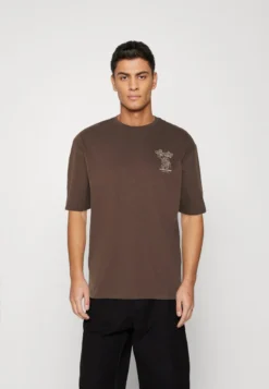 YOURTURN UNISEX - T-Shirt Print - Brown