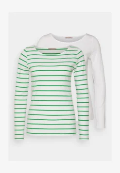 Anna Field 2 PACK - Langarmshirt - White/green 10 Anna Field 2 PACK - Langarmshirt - White/green -Trendgeschäft Für Modische Damenbekleidung 6aa0aa3b9ccd4732866c62789425ac08