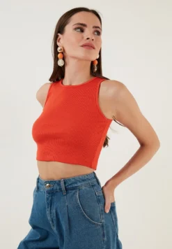 LELA Top - Orange -Trendgeschäft Für Modische Damenbekleidung 6b0285fa9b5a438cae81e333e3da274a