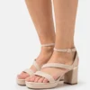 LEATHER - High Heel Sandalette - Light Pink