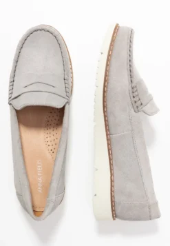 Anna Field COMFORT LEATHER - Slipper - Grey 9 Anna Field COMFORT LEATHER - Slipper - Grey -Trendgeschäft Für Modische Damenbekleidung 91c037ae0fd845eb95c65013e2cb4387