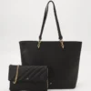 Anna Field SET - Shopping Bag - Black