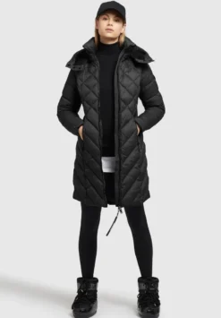 Khujo ANETH - Wintermantel - Schwarz -Trendgeschäft Für Modische Damenbekleidung a12e8a4c0edc4722bc140ab3baf88763