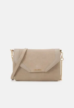 Anna Field LEATHER - Clutch - Taupe