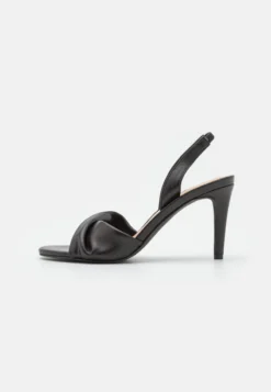 Anna Field LEATHER - High Heel Sandalette - Black