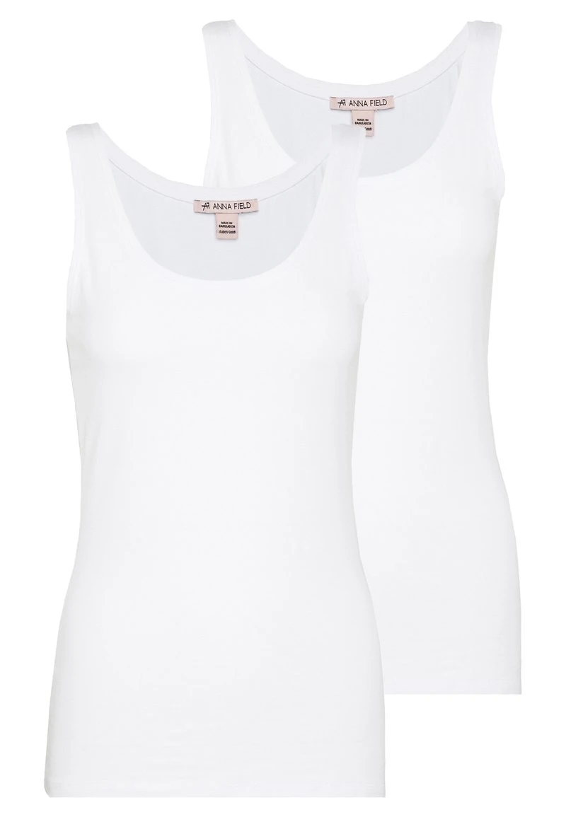 Anna Field 2 PACK - Top - White 1 Anna Field 2 PACK - Top - White