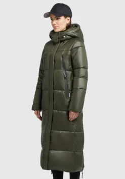 Khujo MELONA SHINY - Wintermantel - Dunkelgrün -Trendgeschäft Für Modische Damenbekleidung ced31677049743988ef9e10c0583c5b6