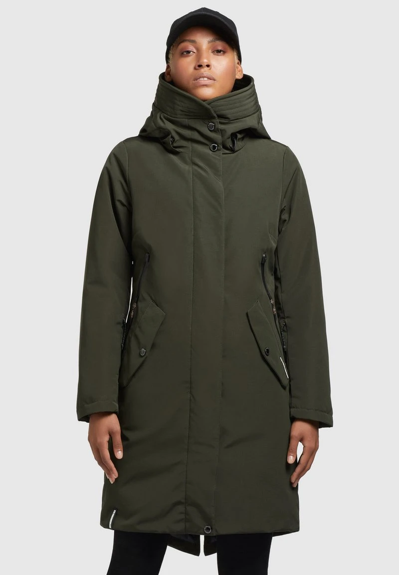 Khujo CHARLYN - Wintermantel - Dunkelgrün 1 Khujo CHARLYN - Wintermantel - Dunkelgrün