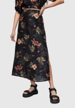 AllSaints ASTA VIVIANA - Maxirock - Black -Trendgeschäft Für Modische Damenbekleidung e098c601e2b64afdb775c31f37bef1e7