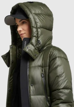 Khujo MELONA SHINY - Wintermantel - Dunkelgrün -Trendgeschäft Für Modische Damenbekleidung e87531f47ee0484fbcace2194682c12d