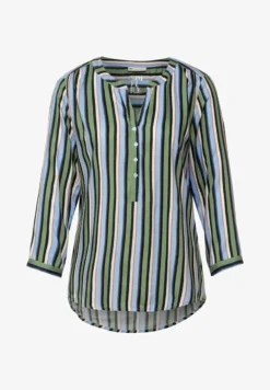 STREET ONE Bluse - Washed Olive
