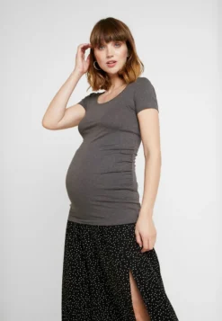 2 PACK - T-Shirt Basic - Dark Gray/black 8 2 PACK - T-Shirt Basic - Dark Gray/black -Trendgeschäft Für Modische Damenbekleidung ef9773ecc6074f73a958b52d3b7df616