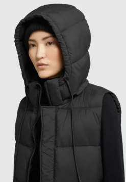 Khujo EDEN MATT - Weste - Schwarz -Trendgeschäft Für Modische Damenbekleidung f88f9d0c7d89455fb8048a8f0fcdc5e0