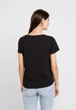 Anna Field T-Shirt Basic - Black -Trendgeschäft Für Modische Damenbekleidung f8a5beeb9ee04b349c6151f22e85d189